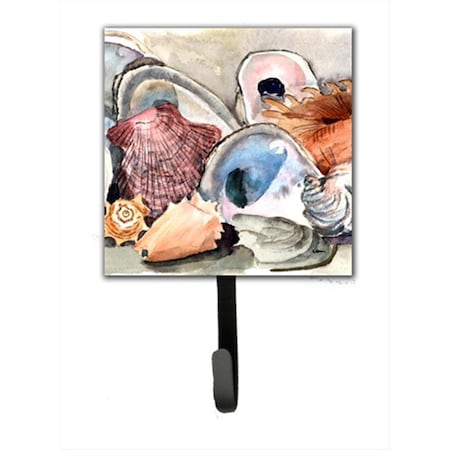 Carolines Treasures Sea Shells Leash Holder Or Key Hook 8619SH4
